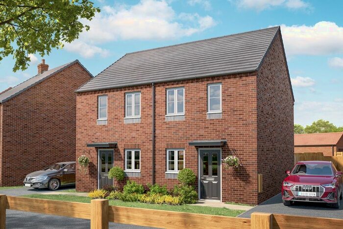 2 Bedroom End Of Terrace House For Sale In "The Canford - Plot " At Burnham Way, Sleaford, NG34