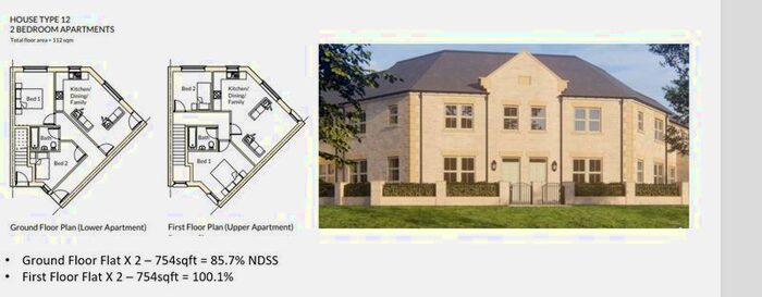 2 Bedroom Flat To Rent In Bryony Court, Longframlington, NE65