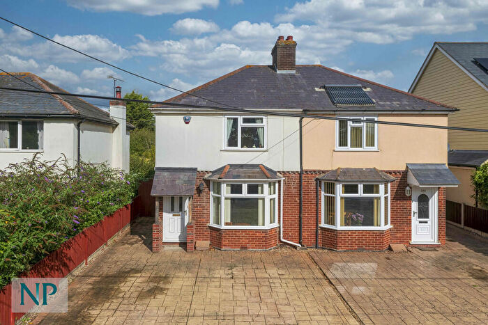 3 Bedroom Semi-Detached House For Sale In Coggeshall Road, Marks Tey, Colchester, CO6