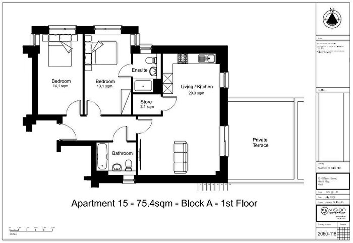 2 Bedroom Flat For Sale In Haddington Court, William Street, Herne Bay, CT6