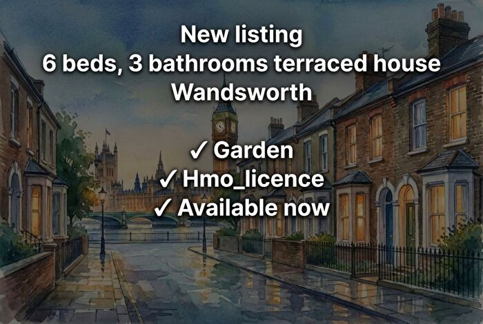 6 Bedroom Terraced House To Rent In Broadwater Road, London, SW17