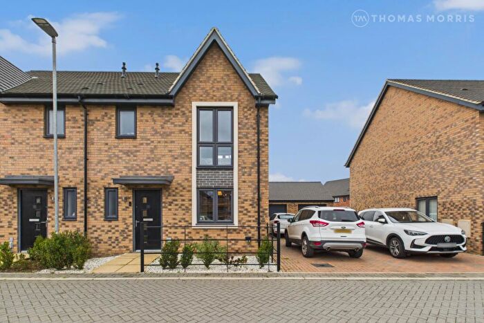 3 Bedroom Semi-Detached House For Sale In Heathcote Crescent, Alconbury Weald, Huntingdon, PE28