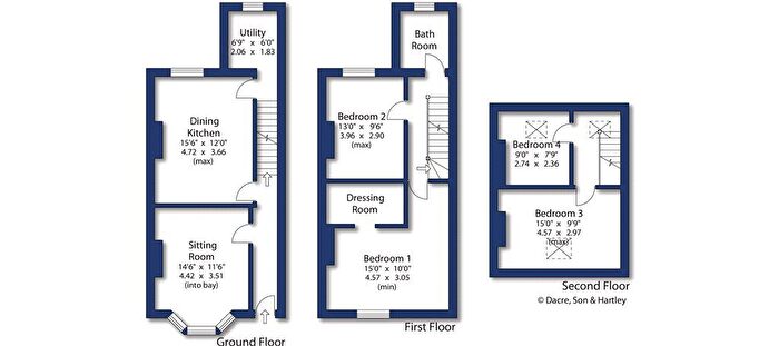 4 Bedroom Terraced House For Sale In Skipton Road, Keighley, West Yorkshire, BD20