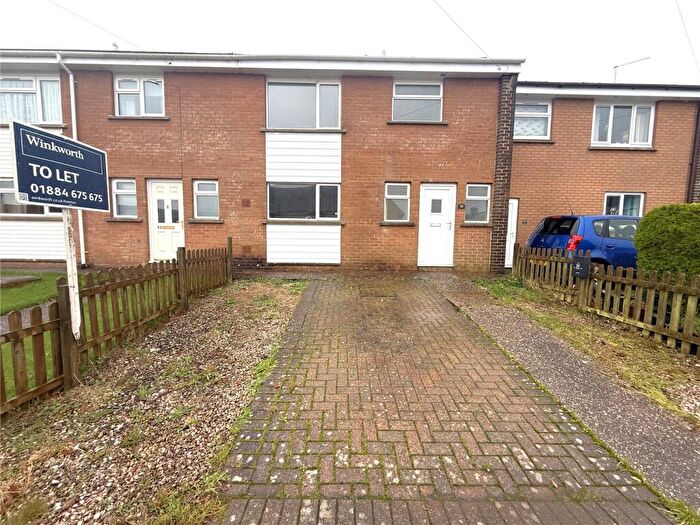 3 Bedroom Terraced House To Rent In Butts Close, Witheridge, Tiverton, Devon, EX16