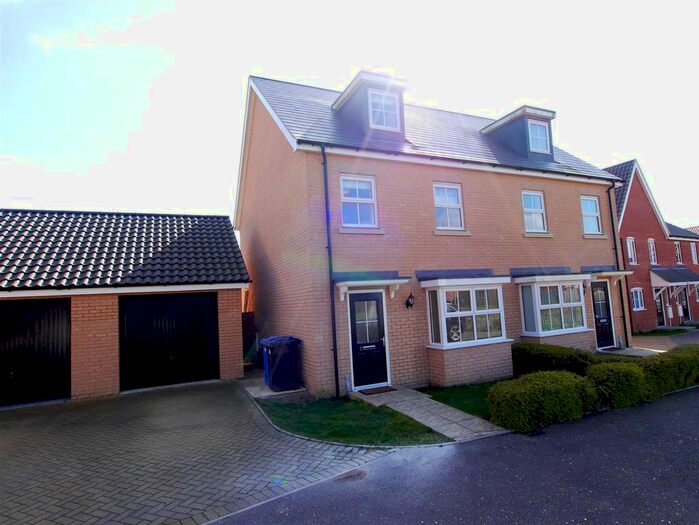 4 Bedroom Semi-Detached House To Rent In 3 Matilda Groome Road, Hadleigh, Ipswich, Suffolk IP7