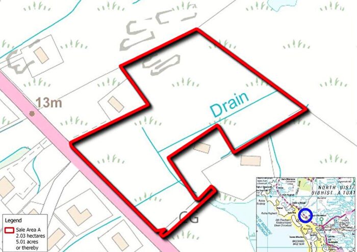 Land For Sale In , Plot A, Claddach Kirkibost, Isle Of North Uist, HS6