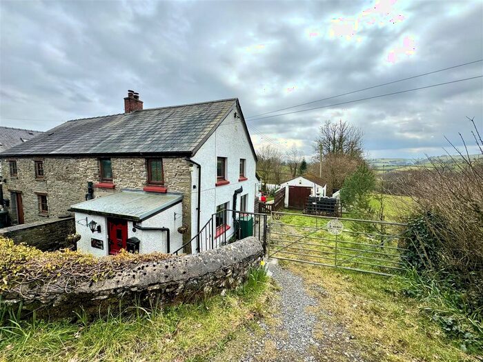 2 Bedroom Semi-Detached House For Sale In Ffaldybrenin, Ffarmers, Llanwrda, SA19
