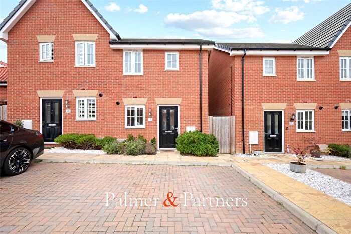 2 Bedroom Semi-Detached House For Sale In Wardle Close, Brantham, Manningtree, CO11