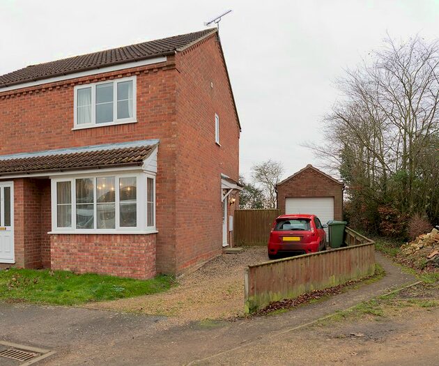 2 Bedroom Semi-Detached House For Sale In Swainston Way, Dennington, Woodbridge, IP13