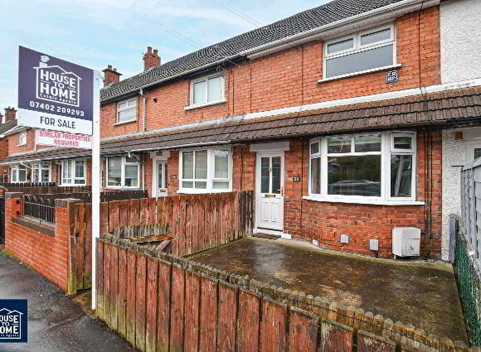 3 Bedroom Mid Terraced House For Sale In Vandyck Gardens, Newtownabbey, BT36