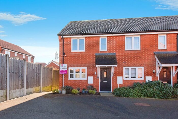 2 Bedroom Semi-Detached House For Sale In Clover Close, Stowupland, Stowmarket, IP14