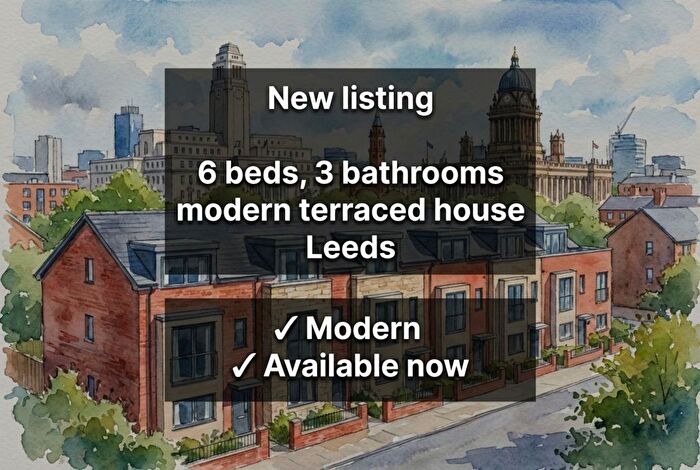 6 Bedroom Terraced House To Rent In Hessle Place, Hyde Park, Leeds, LS6