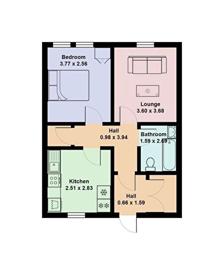 1 Bedroom Flat To Rent In Gardners Lane, Dundee, DD1