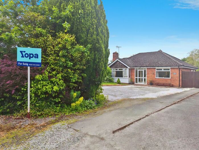 3 Bedroom Bungalow For Sale In Stock Lane, Wybunbury, Nantwich, CW5