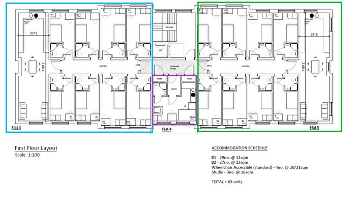 8 Bedroom Private Hall To Rent In Jeffery Street, Gillingham, ME7