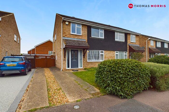 3 Bedroom Semi-Detached House For Sale In Shakespeare Drive, Upper Caldecote, Biggleswade, Bedfordshire, SG18