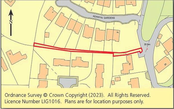 Land For Sale In Land Rear Of - Kenwyn Gardens, Truro, Cornwall, TR1