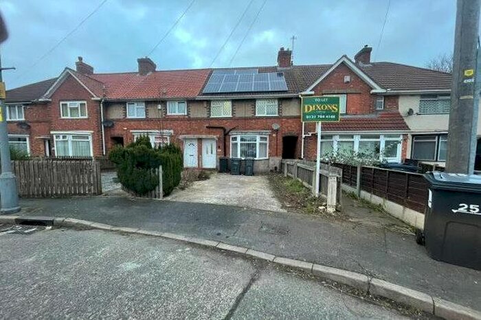 3 Bedroom Terraced House To Rent In Chisholm Grove, Birmingham B27