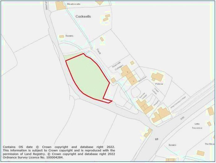 Land For Sale In Cockwells, Crowlas, Penzance, Cornwall TR20