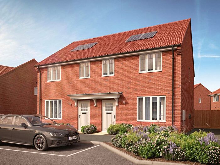 3 Bedroom Semi-Detached House For Sale In "The Buxton" At Packhorse Lane, Marcham, Abingdon, OX13