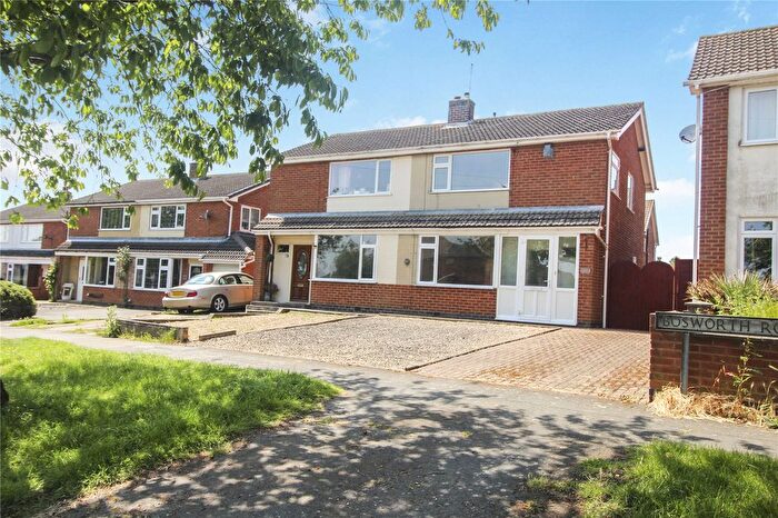 3 Bedroom Semi-Detached House For Sale In Bosworth Road, Barlestone, Nuneaton, Leicestershire, CV13