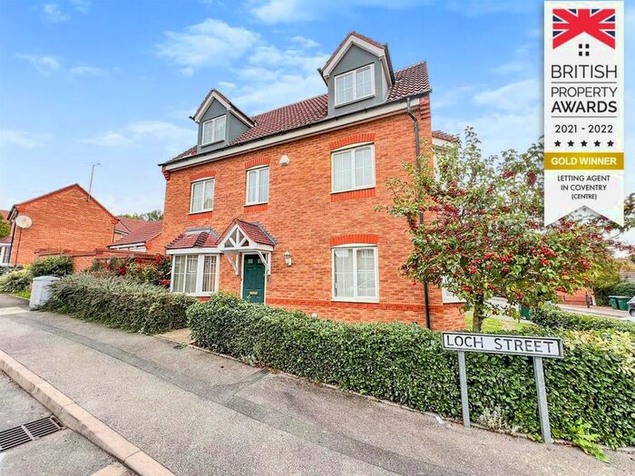 5 Bedroom Detached House To Rent In Loch Street, Binley, Coventry, CV3