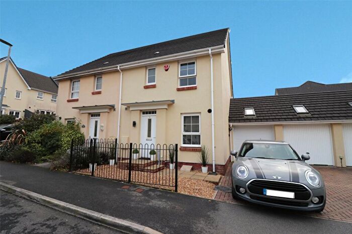 3 Bedroom Semi Detached House For Sale In Canyke Meadows, Bodmin, Cornwall, PL31