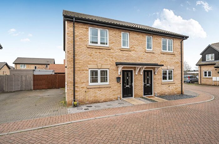 2 Bedroom Semi-Detached House For Sale In Lizards Way, Beck Row, Bury St Edmunds, IP28