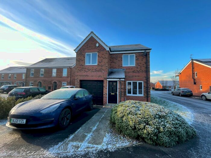3 Bedroom Detached House To Rent In Griffiths Court, Bowburn, Durham, DH6