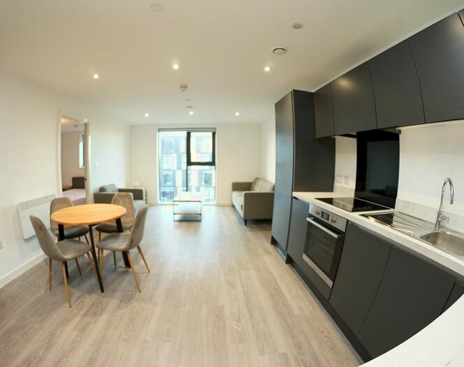 1 Bedroom Flat To Rent In Block D Downtown, Woden Street, Salford, Lancashire, Uk, M5