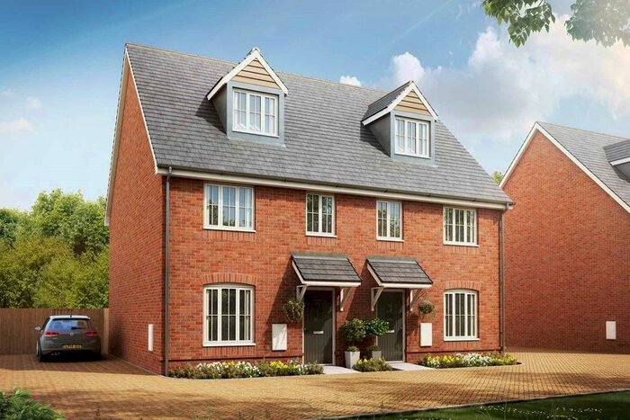 3 Bedroom Terraced House For Sale In "The Crofton - Plot " At Shackeroo Road, Bury St. Edmunds, IP32