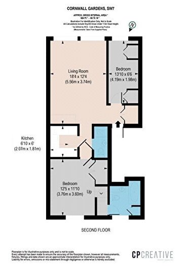 2 Bedroom Flat To Rent In Cornwall Gardens, Gloucester Road, London, SW7
