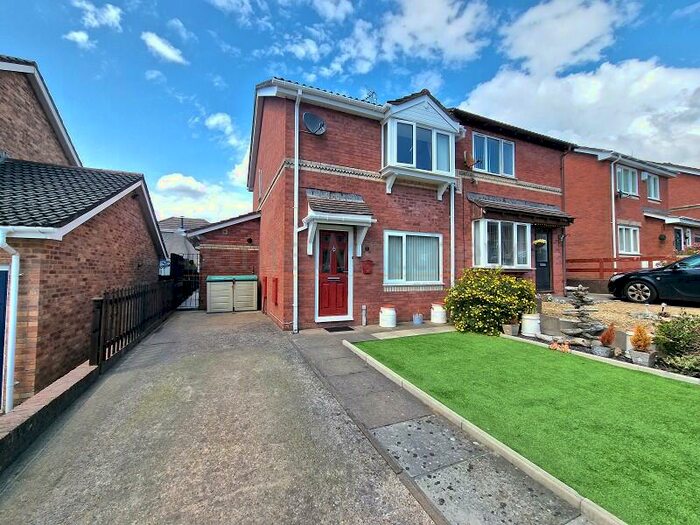 2 Bedroom Semi-Detached House For Sale In Clevis Court, South Cornelly, Bridgend County., CF33