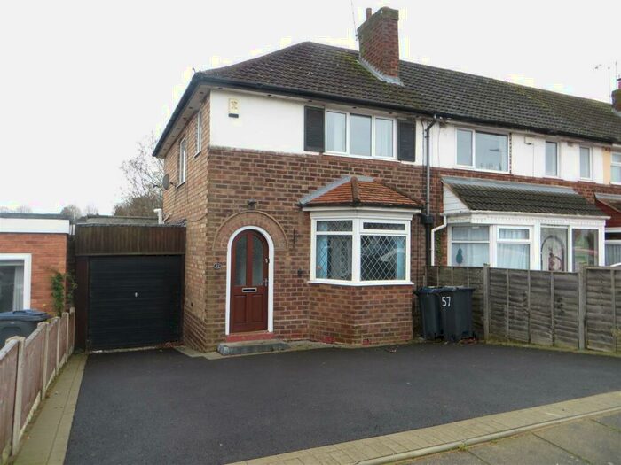 3 Bedroom End Of Terrace House To Rent In Larne Road, Sheldon, Birmingham, B26