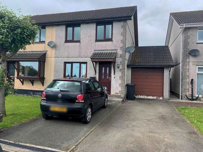 3 Bedroom Semi-Detached House For Sale In Barton Court, Treviscoe, Cornwall, PL26