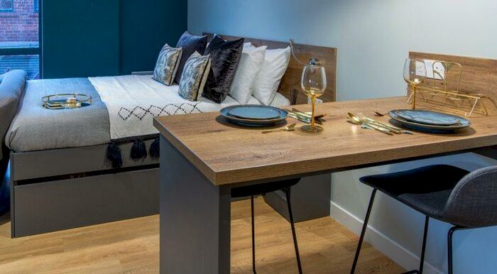 1 Bedroom Flat To Rent In Prestige Studio W Bar, Sheffield, Sheffield, S3