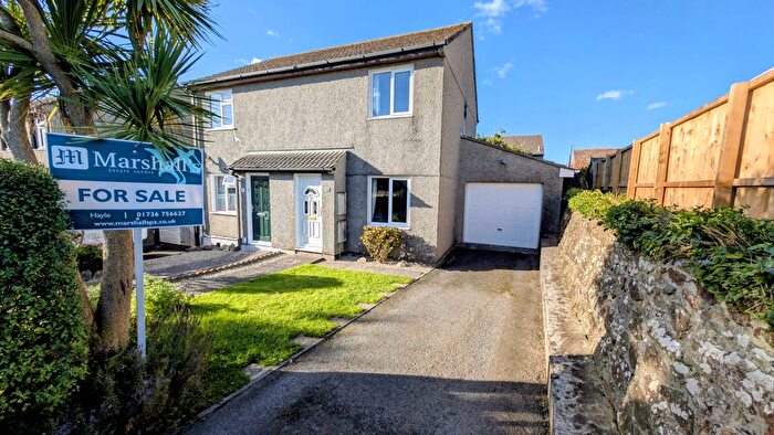 3 Bedroom Semi-detached House For Sale In Curnows Road, Hayle, Cornwall, TR27