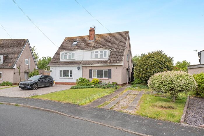 3 Bedroom Semi-Detached House For Sale In St. Tewdrics Place, Mathern, Chepstow, Monmouthshire, NP16