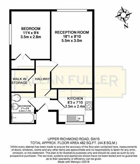 1 Bedroom Flat To Rent In Upper Richmond Road, Putney, SW15