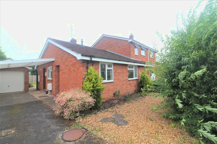 2 Bedroom Semi-Detached Bungalow To Rent In Davies Drive, Wem, Shrewsbury, SY4