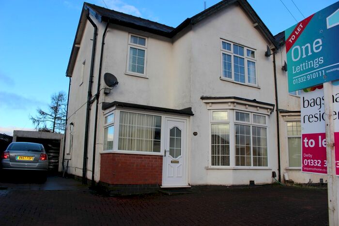 3 Bedroom Semi-Detached House To Rent In Uttoxeter Road, Mickleover, Derby, DE3