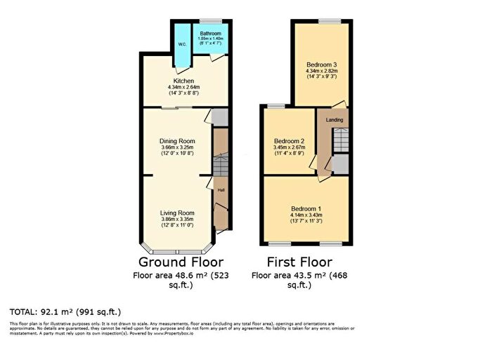 3 Bedroom Terraced House For Sale In Northcote Road, Croydon, Surrey, CR0