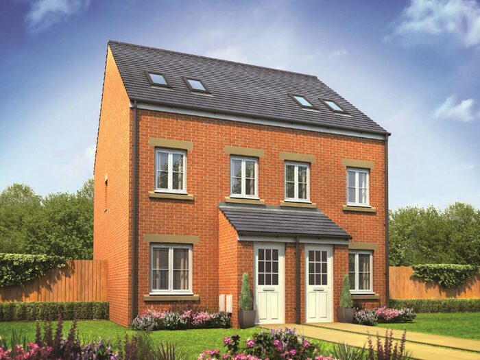 3 Bedroom Semi-Detached House For Sale In "The Sutton" At Penny Pot Gardens, Killinghall, Harrogate, HG3