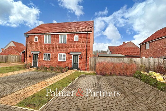 2 Bedroom Semi-Detached House For Sale In Pipistrelle Way, Capel St. Mary, Ipswich, Suffolk, IP9