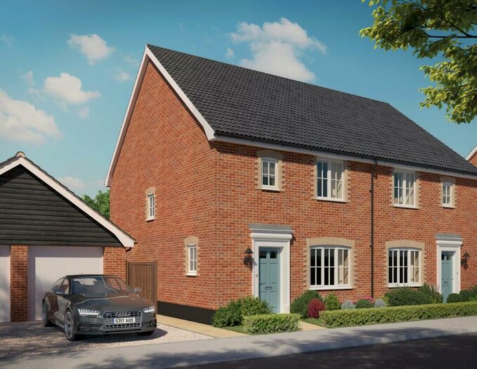 3 Bedroom Terraced House For Sale In Queen Elizabeth Way, Bramford, Ipswich, IP8