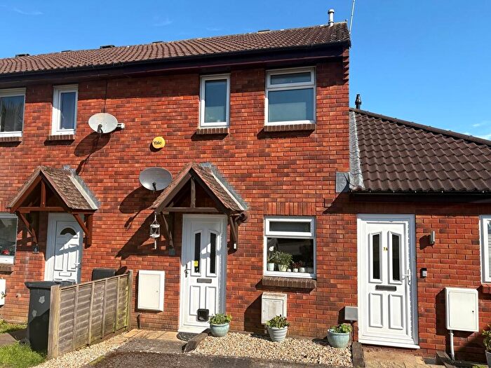 2 Bedroom Terraced House For Sale In Spindlewood Close, Honiton, EX14