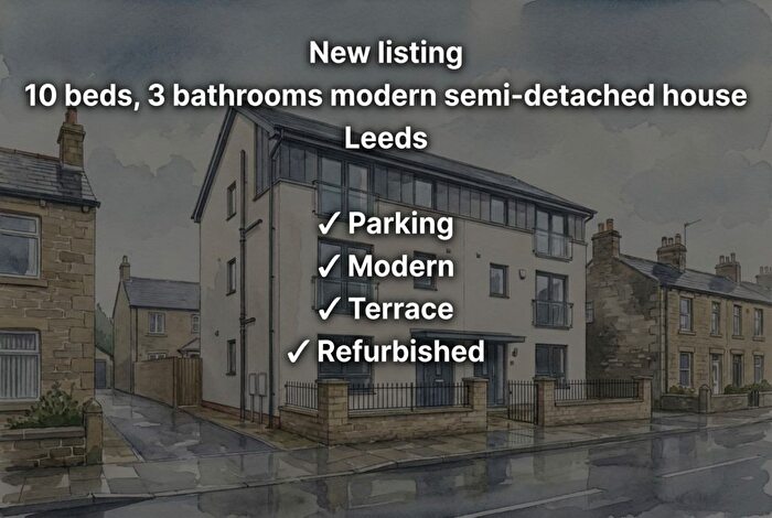 10 Bedroom Semi Detached House To Rent In Kirkstall Lane, Headingley, Leeds, LS6