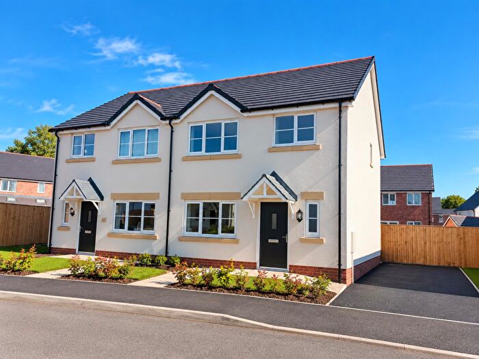 3 Bedroom Semi Detached House For Sale In Plot - Bed Semi-detached With A Garage- The Deganwy, Phase, Manor Gardens, Rhostyllen, Wrexham, LL14