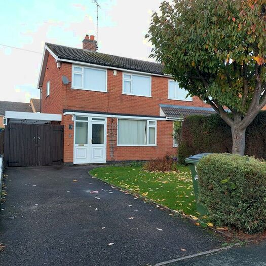 3 Bedroom Semi-Detached House To Rent In Attfield Drive, Whetstone, Leicester, Leicestershire., LE8