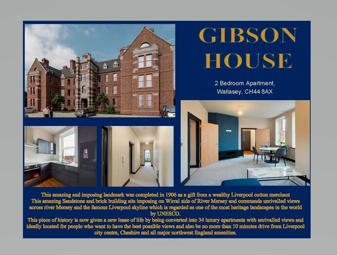 2 Bedroom Flat To Rent In Gibson House Drive, Wallasey, CH44